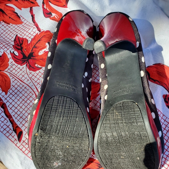 Rampage Polka dot heels - Picture 7 of 8